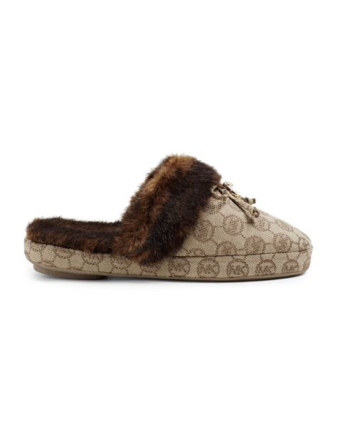 michael kors slipper beige|michael kors slippers for men.